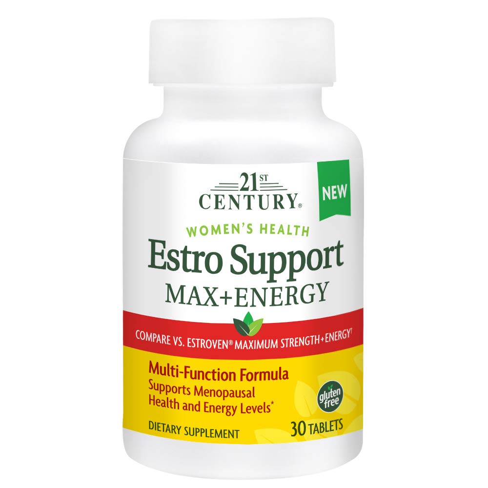 21st Century Estro Support Max + Energy, 30 Count