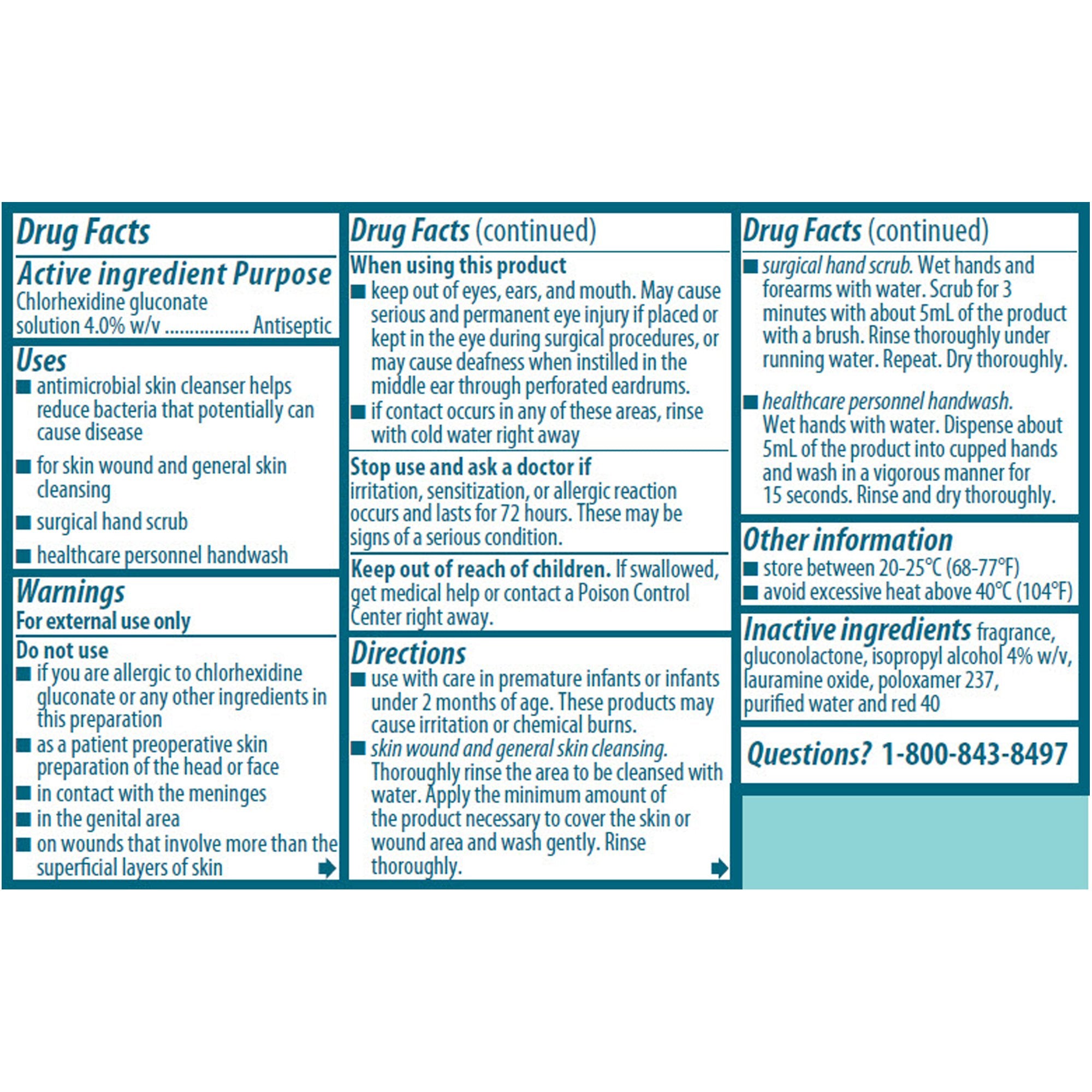 Antiseptic / Antimicrobial Skin Cleanser Hibiclens 4 oz. Bottle 4% Strength CHG (Chlorhexidine Gluconate) NonSterile