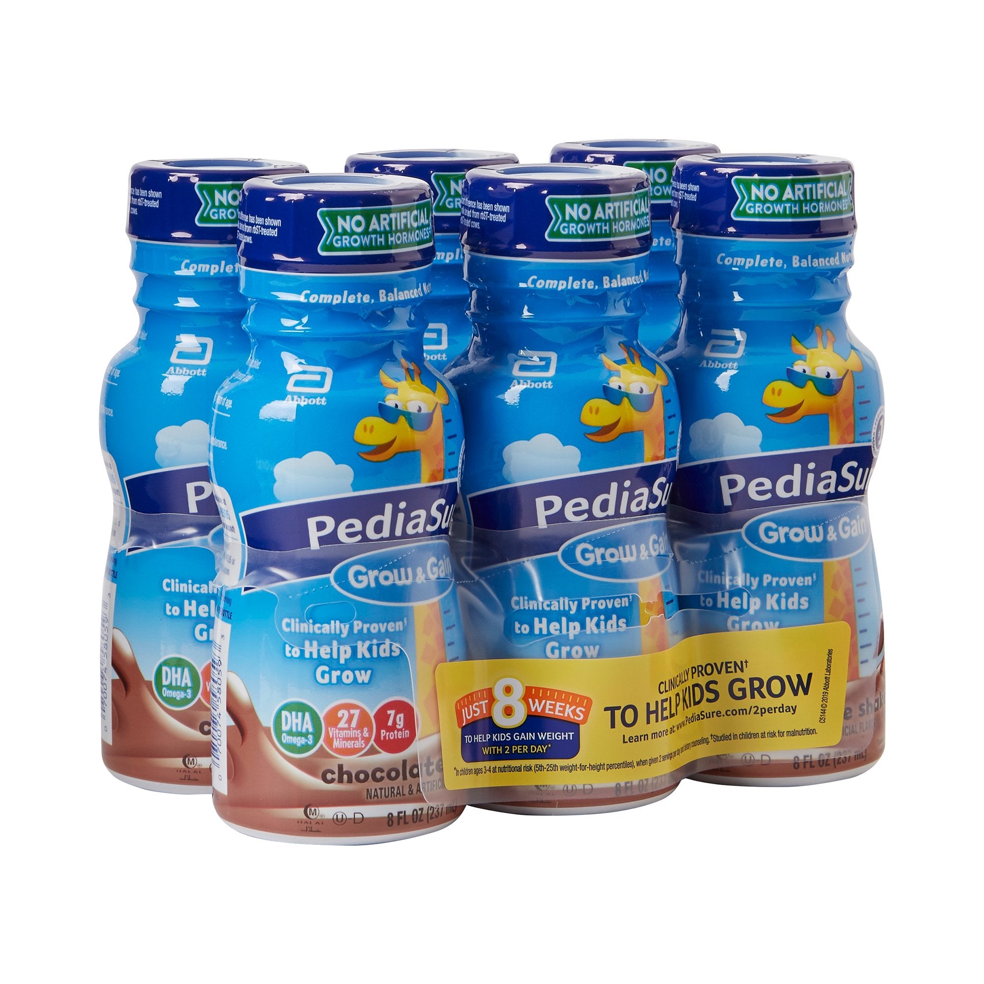 Pediatric Oral Supplement PediaSure Grow & Gain Shake 8 oz. Bottle Liquid