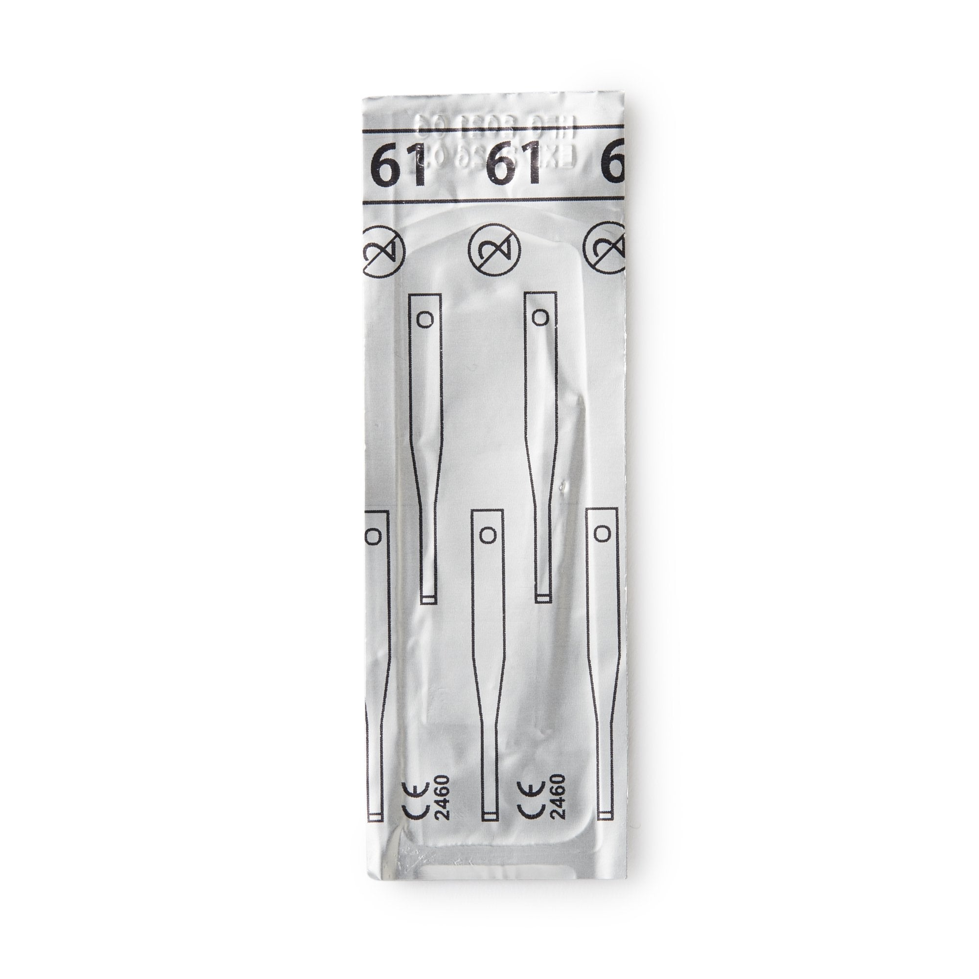 Surgical Blade McKesson Carbon Steel No. 61 Sterile Disposable Individually Wrapped