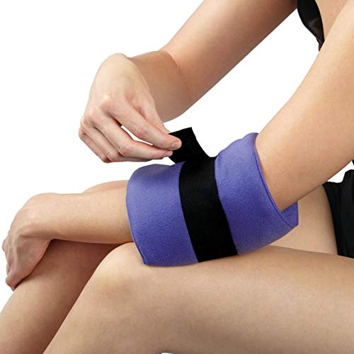 Thermipaq ICY Cold Pain Relief Wrap - Large 8x14 Thermal Clay Knee Ice Pack Wrap for Knee Pain Relief - Long Lasting - Adjustable Strap for Shoulders, Neck Pain Relief, Back Pain Relief, & Elbow