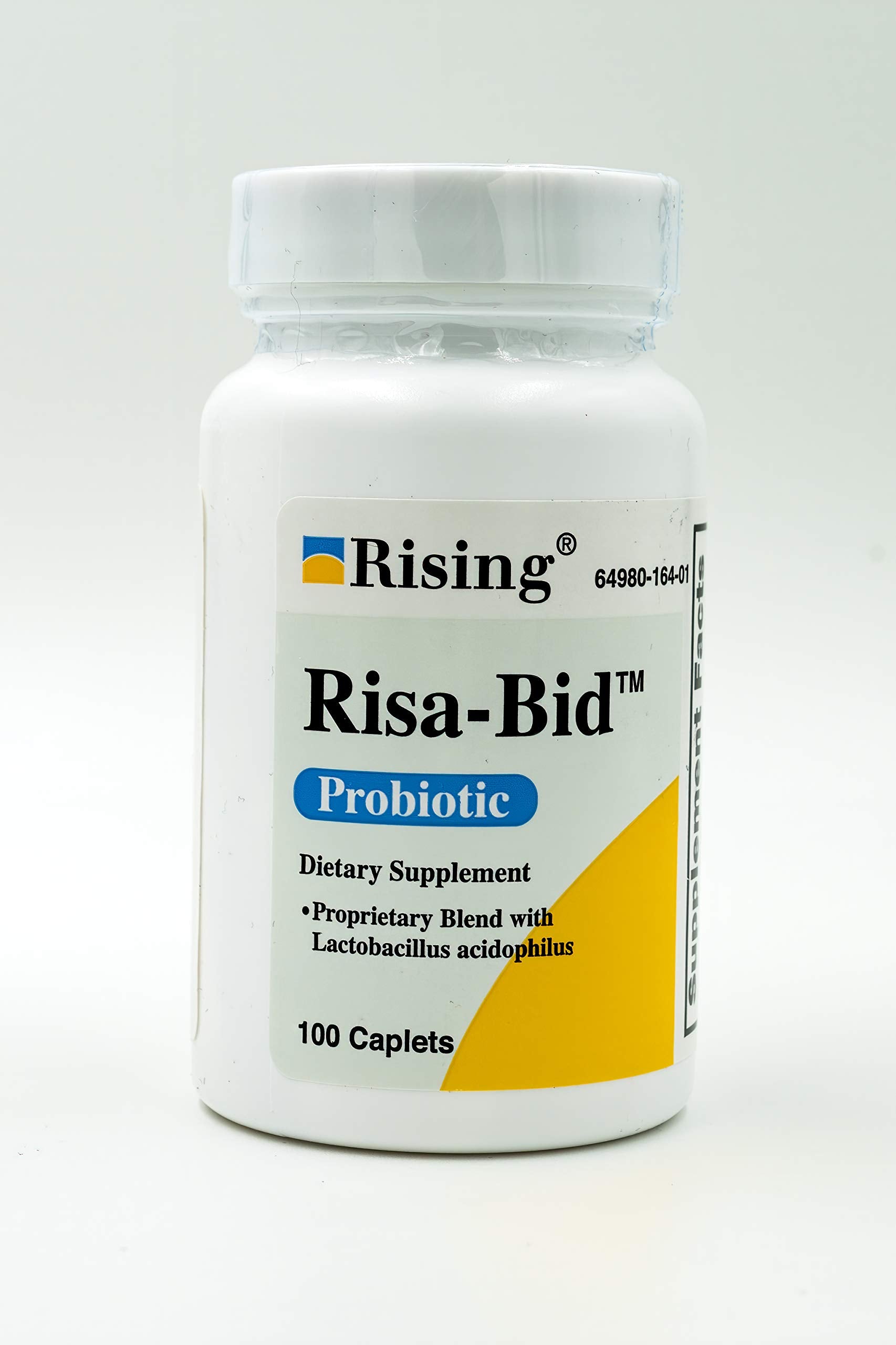Rising Pharma - Risa-Bid Caplets - Probiotic Dietary Supplements - 100 caplets