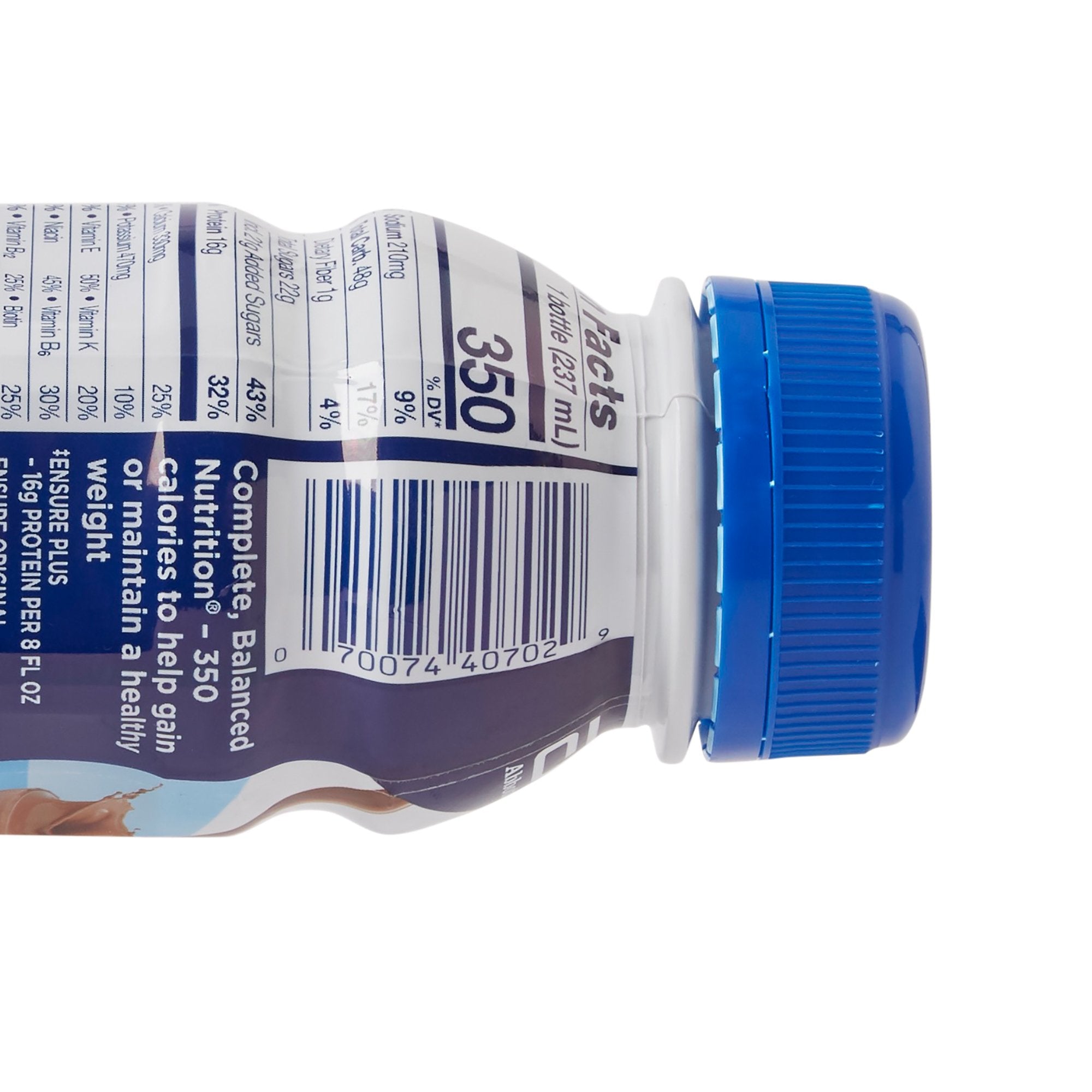 Oral Supplement Ensure Plus Nutrition Shake Milk Chocolate Flavor Liquid 8 oz. Bottle