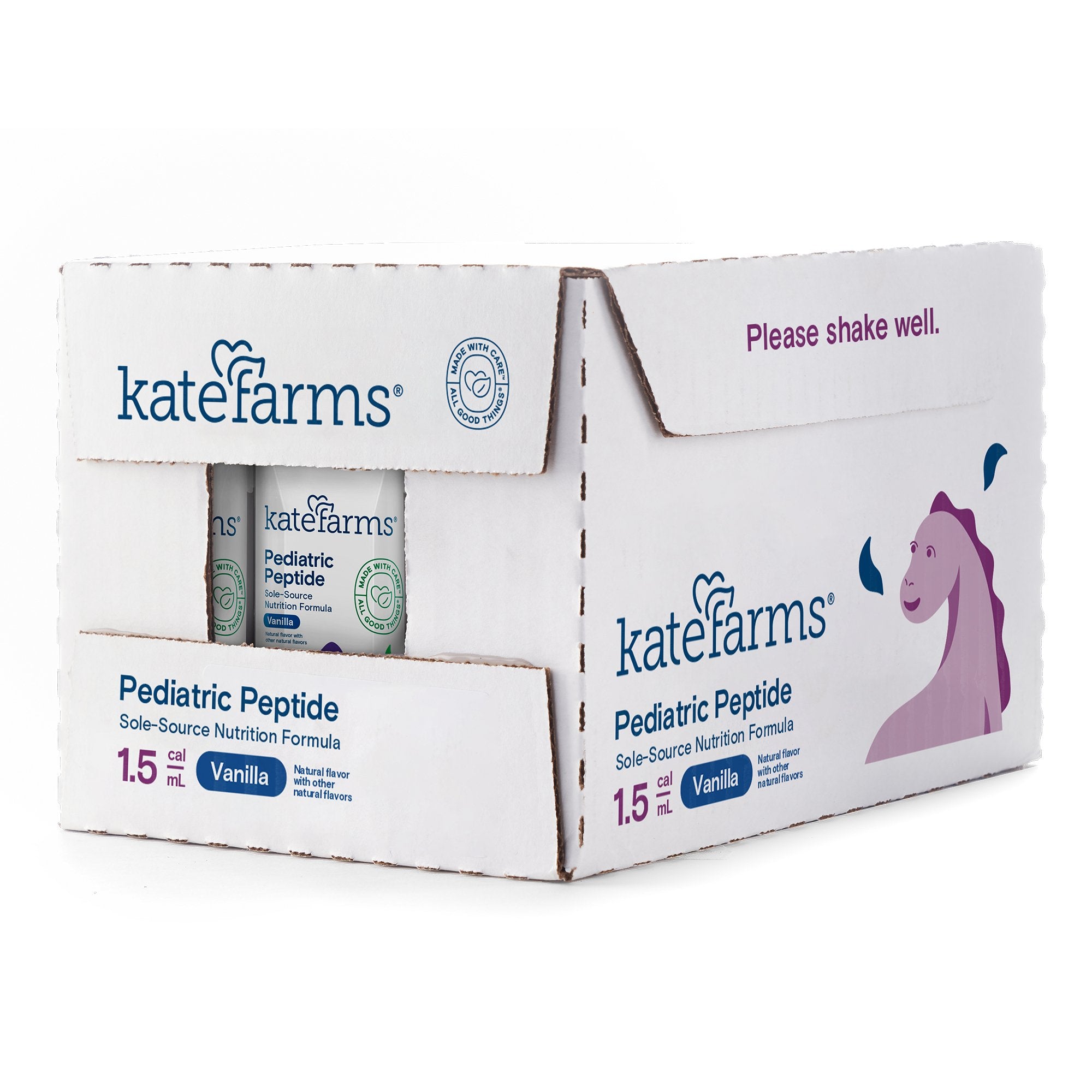 Pediatric Oral Supplement Kate Farms Pediatric Peptide 1.5 8.5 oz. Carton Liquid Amino Acid