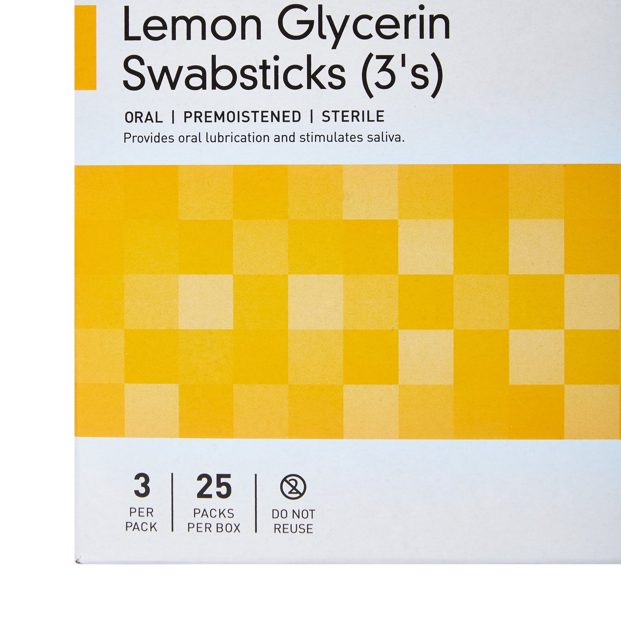 Oral Swabstick McKesson Lemon Glycerin
