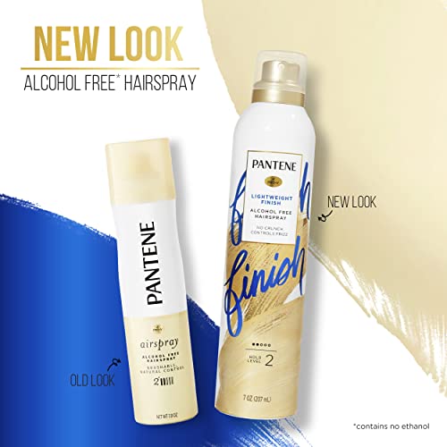 Pantene Pro-V Level 2 Lightweight Finish Alcohol Free Hairspray, Soft Touch, 7 oz
