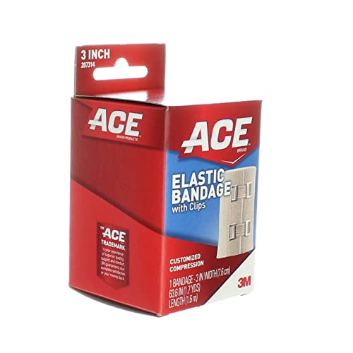 Ace Bandage w/EZ Clips3"x 5.3ft