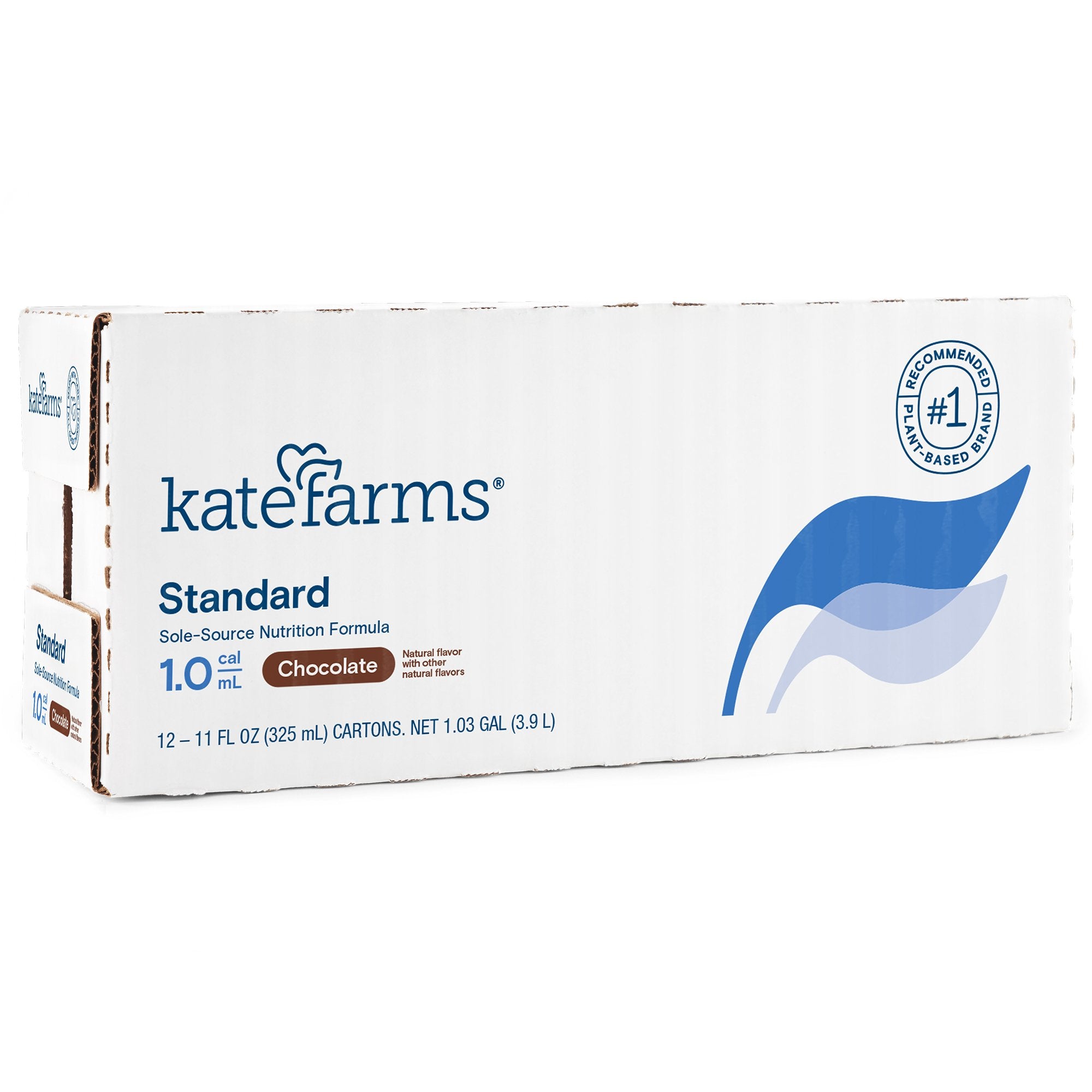 Oral Supplement Kate Farms Standard 1.0 Chocolate Flavor Liquid 11 oz. Carton