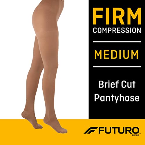 FUTURO Firm Pantyhose , Medium, Nude (20-30 mm/Hg)