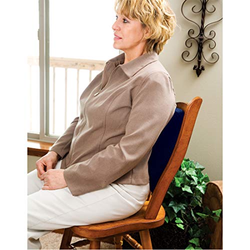 Carex Lumbar Support Pillow - Office Chair Back Support, Back Cushion and Lower Back Pillow - Desk Chair Back Support