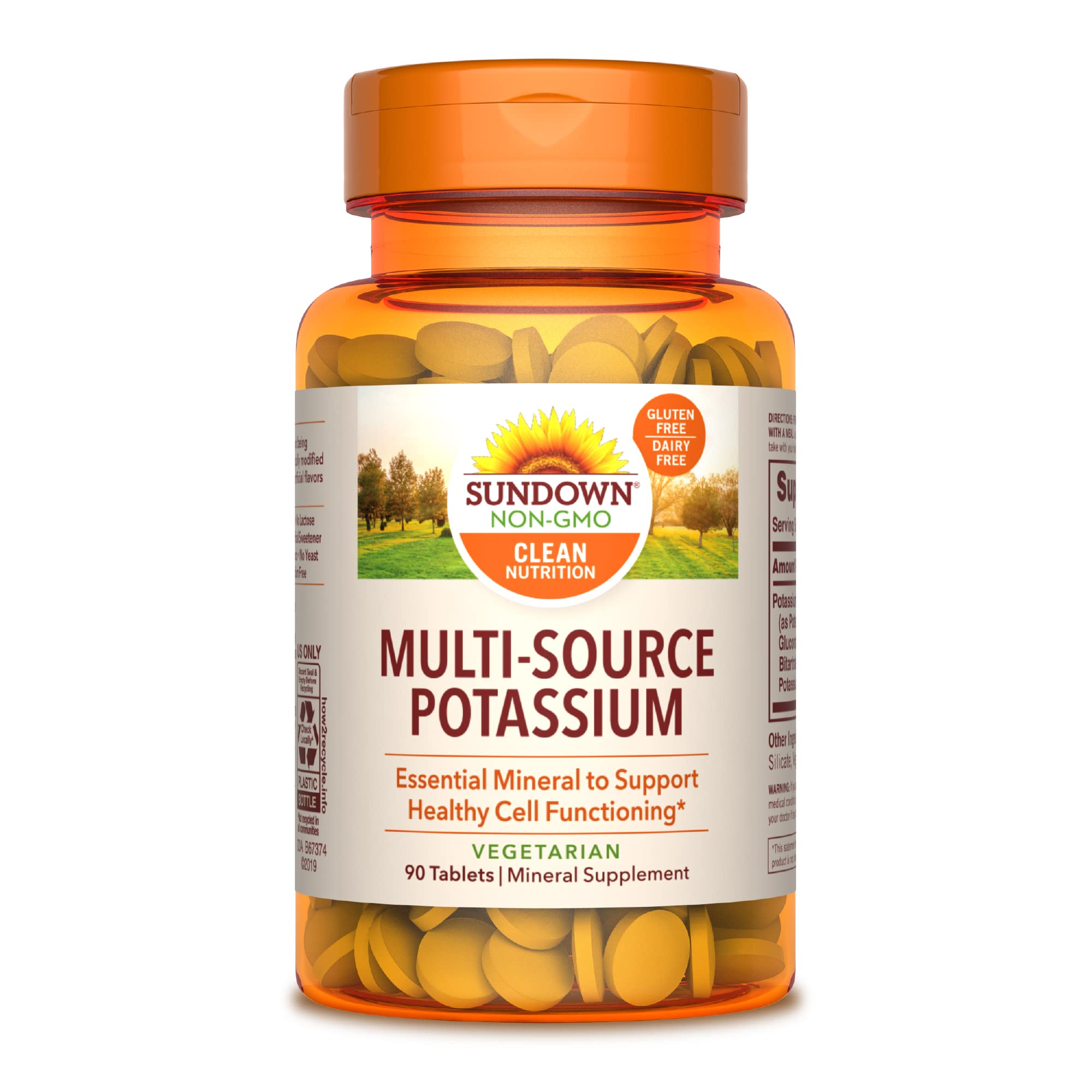 Sundown Multi-Source Potassium, 90 Count (Pack of 1)