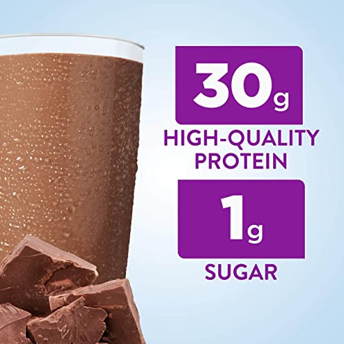 Ensure Max Protein Nutrition Shake, with 30g of Protein, 1g of Sugar, High Protein Shake, Milk Chocolate, 11 Fl Oz (Pack of 4)