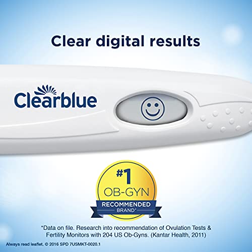 Clearblue Digital Ovulation Predictor Kit, Featuring Ovulation Test with Digital Results, 20 Digital Ovulation Tests