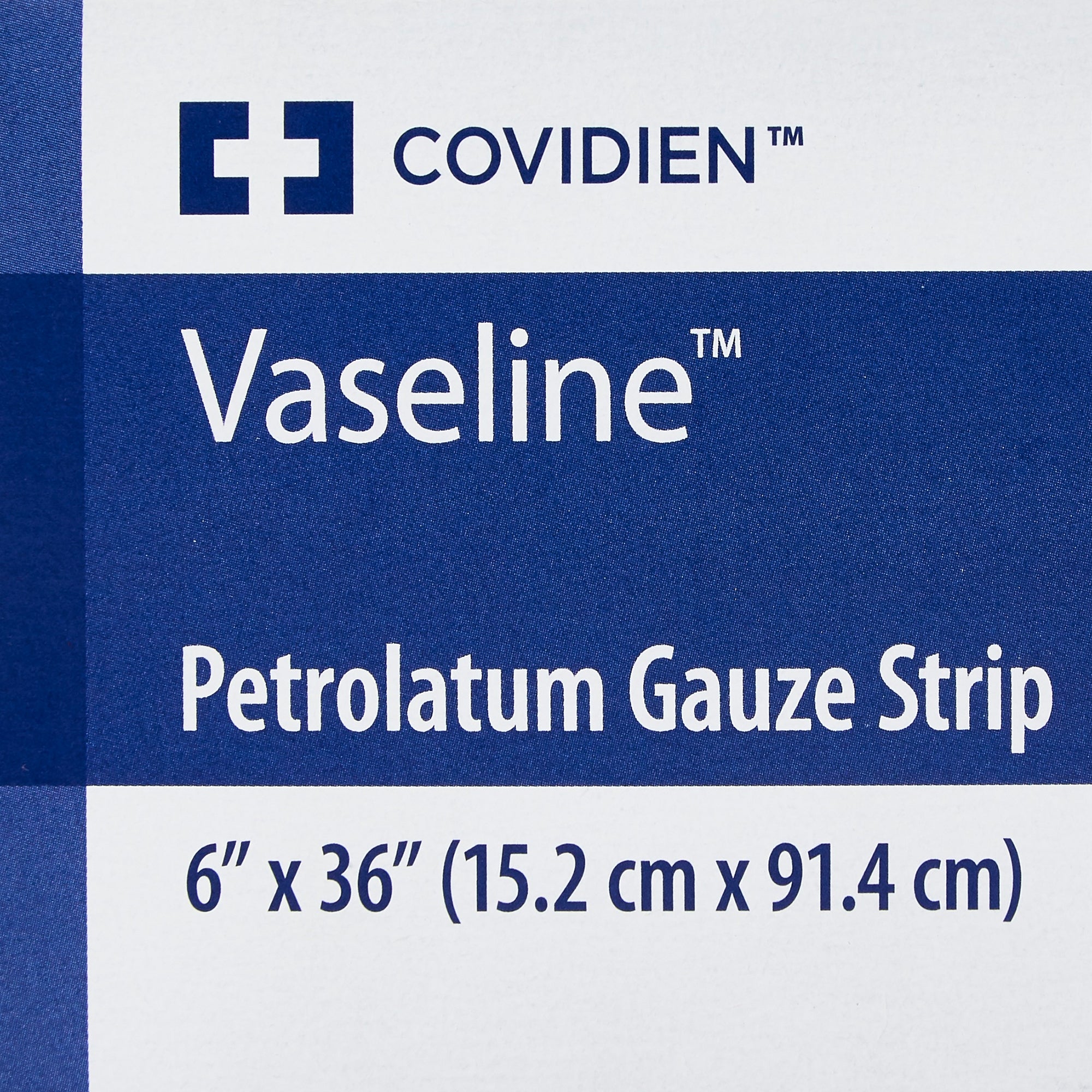 Petrolatum Impregnated Dressing Vaseline Rectangle 6 X 36 Inch Sterile