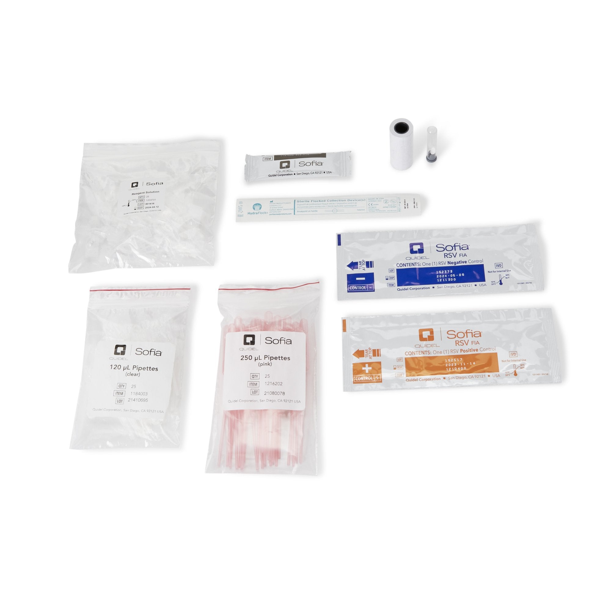 Respiratory Test Kit Sofia RSV FIA Fluorescence Immunoassay (FIA) Respiratory Syncytial Virus Test (RSV) Nasopharyngeal Swab / Nasopharyngeal Wash / Nasopharyngeal Aspirate Sample 25 Tests CLIA Waived