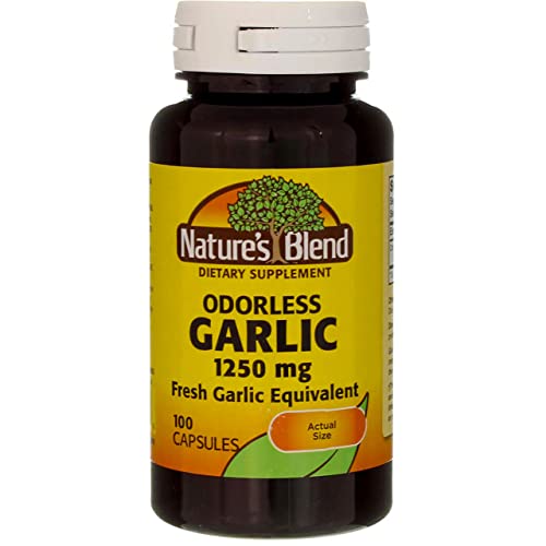 Nature's Blend Odorless Garlic 1,250 mg 100 Caps