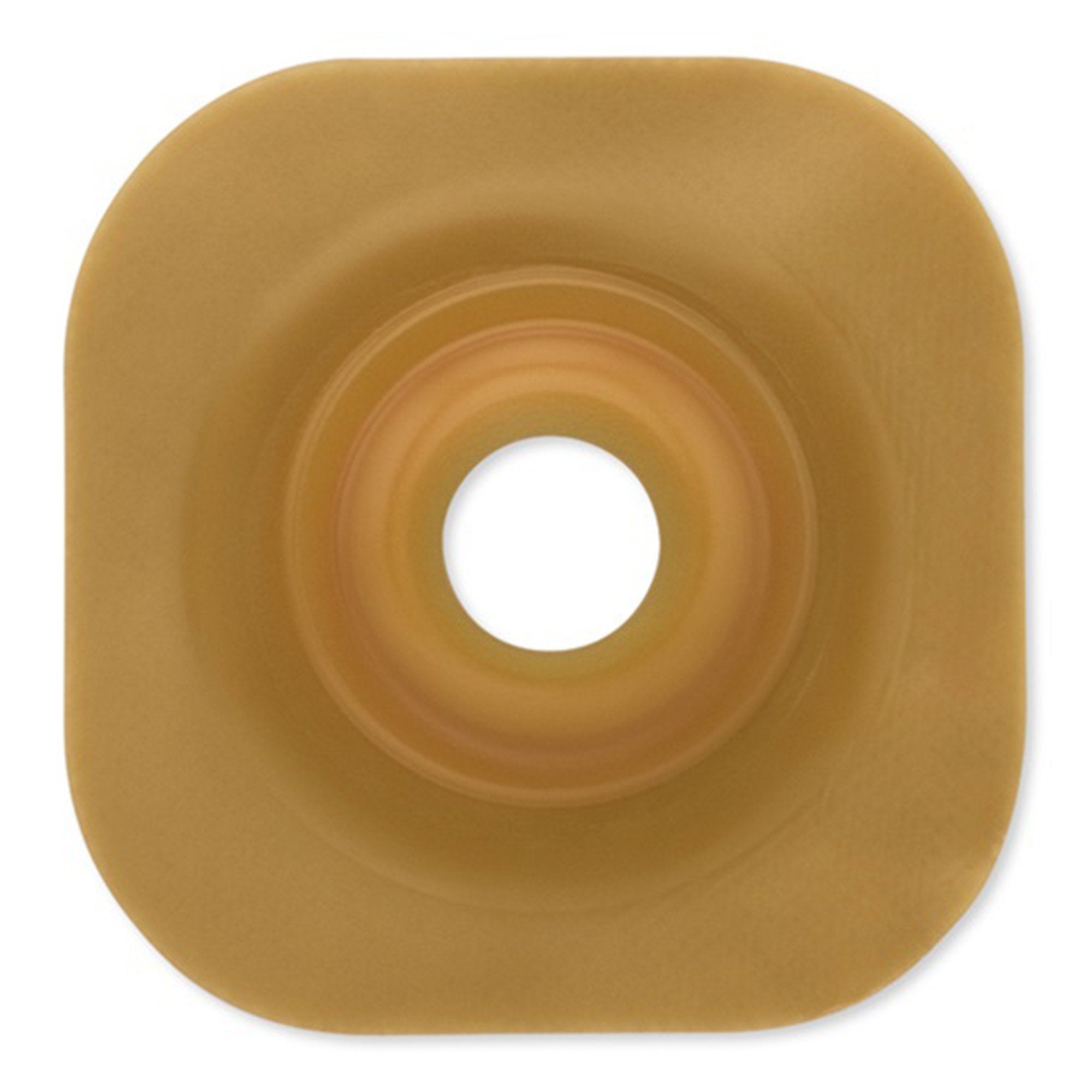 Ostomy Barrier FlexWear Precut, Standard Wear Adhesive Tape 57 mm Flange Red Code System Hydrocolloid 1-1/4 Inch Opening