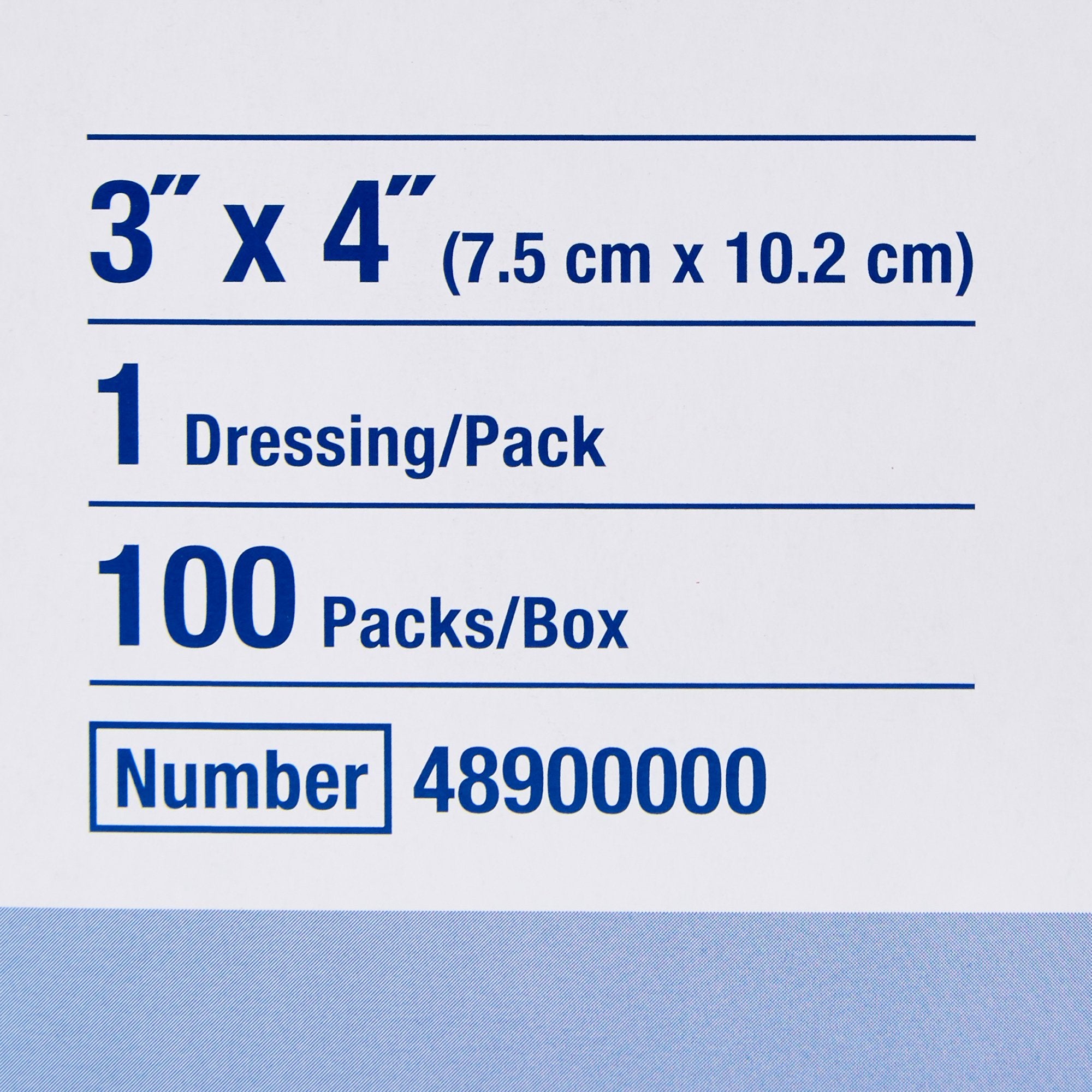 Non-Adherent Dressing Sorbalux Rayon / Polyester 3 X 4 Inch Sterile