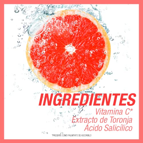 Neutrogena Oil Free Pink Grapefruit Acne Face Wash with Vitamin C, Salicylic Acid Acne Treatment Medicine, Gentle Foaming Vitamin C Facial Scrub to Treat and Prevent Breakouts, 4.2 fl. oz