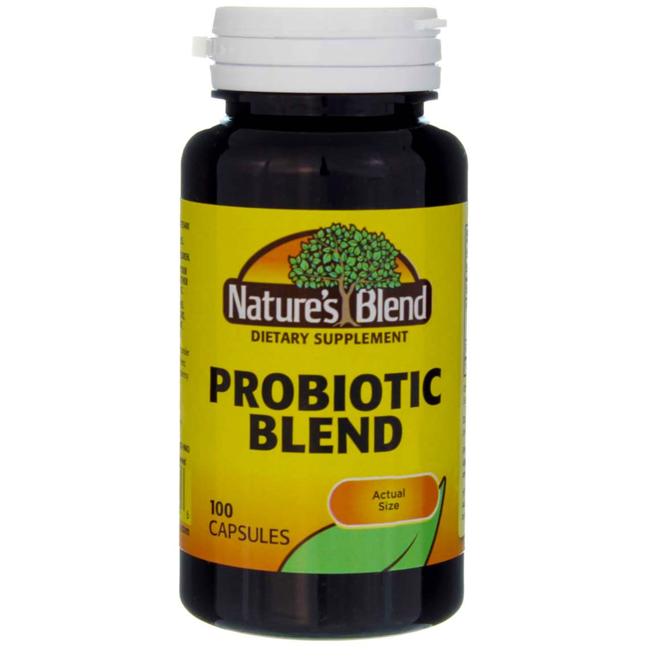 Nature's Blend Probiotic Blend 2 Million Cfu 100 Caps, White