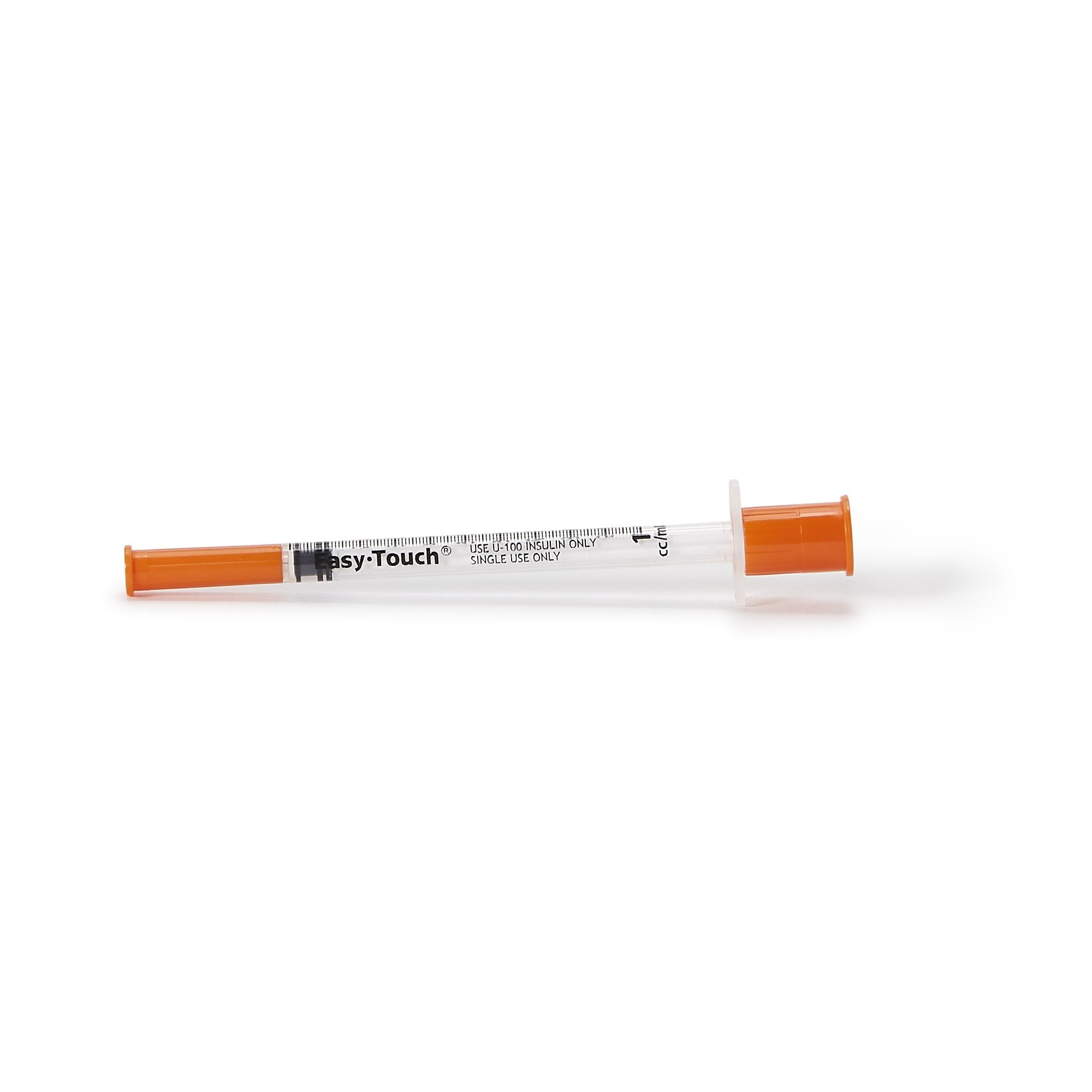 Standard Insulin Syringe with Needle EasyTouch 1 mL 5/16 Inch 30 Gauge NonSafety Thin Wall