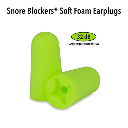 Macks Snore Blockers Soft Foam Earplugs, 12 Pair  32 dB High NRR  Comfortable Ear Plugs for Sleeping, Snoring, Loud Noise and Travel