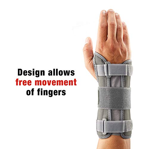 ACE Deluxe Wrist Stabilizer, Right Hand, Helps Relieve Symptoms of Carpal Tunnel Syndrome, Adjustable, Stabilizing, Firm Support