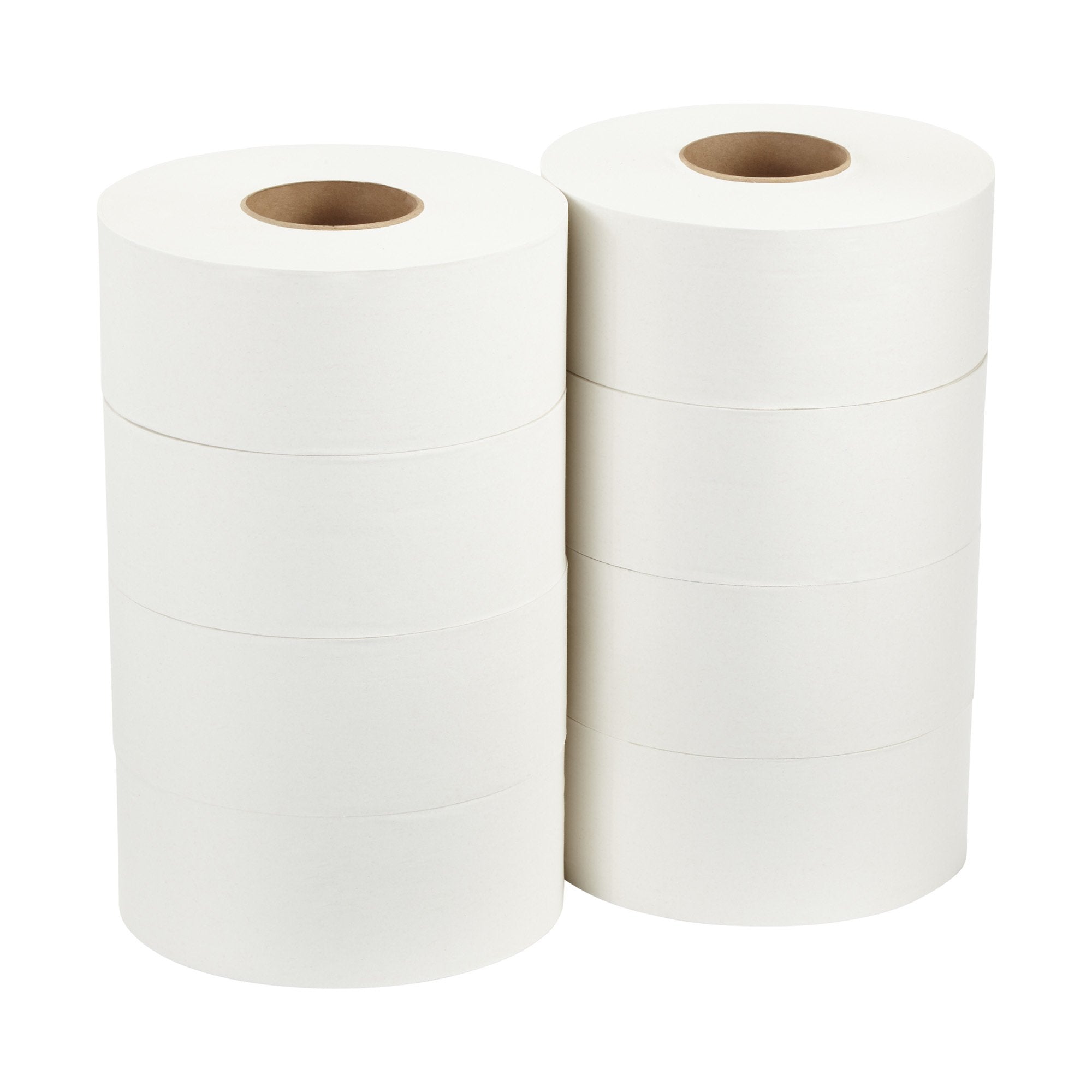 Toilet Tissue Pacific Blue Basic White 2-Ply Jumbo Size Cored Roll Continuous Sheet 3-1/5 Inch X 1000 Foot