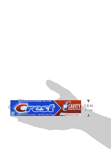 Crest Cavity Protection Toothpaste, Regular Paste, 4.2 Oz, 6.301 Lb