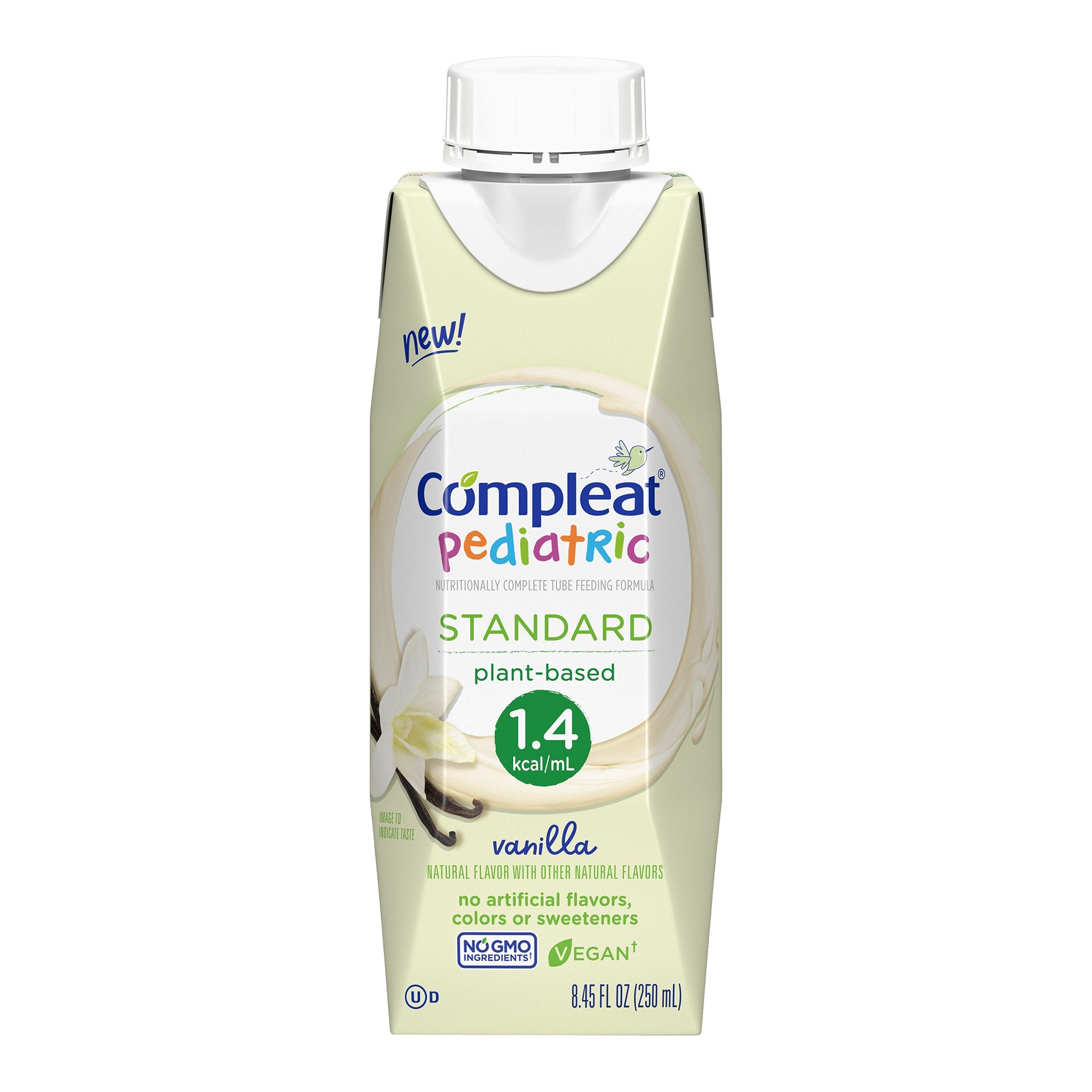 Pediatric Oral Supplement Compleat Pediatric Standard 1.4 Cal 8.45 oz. Carton Liquid Plant-Based Food Allergies