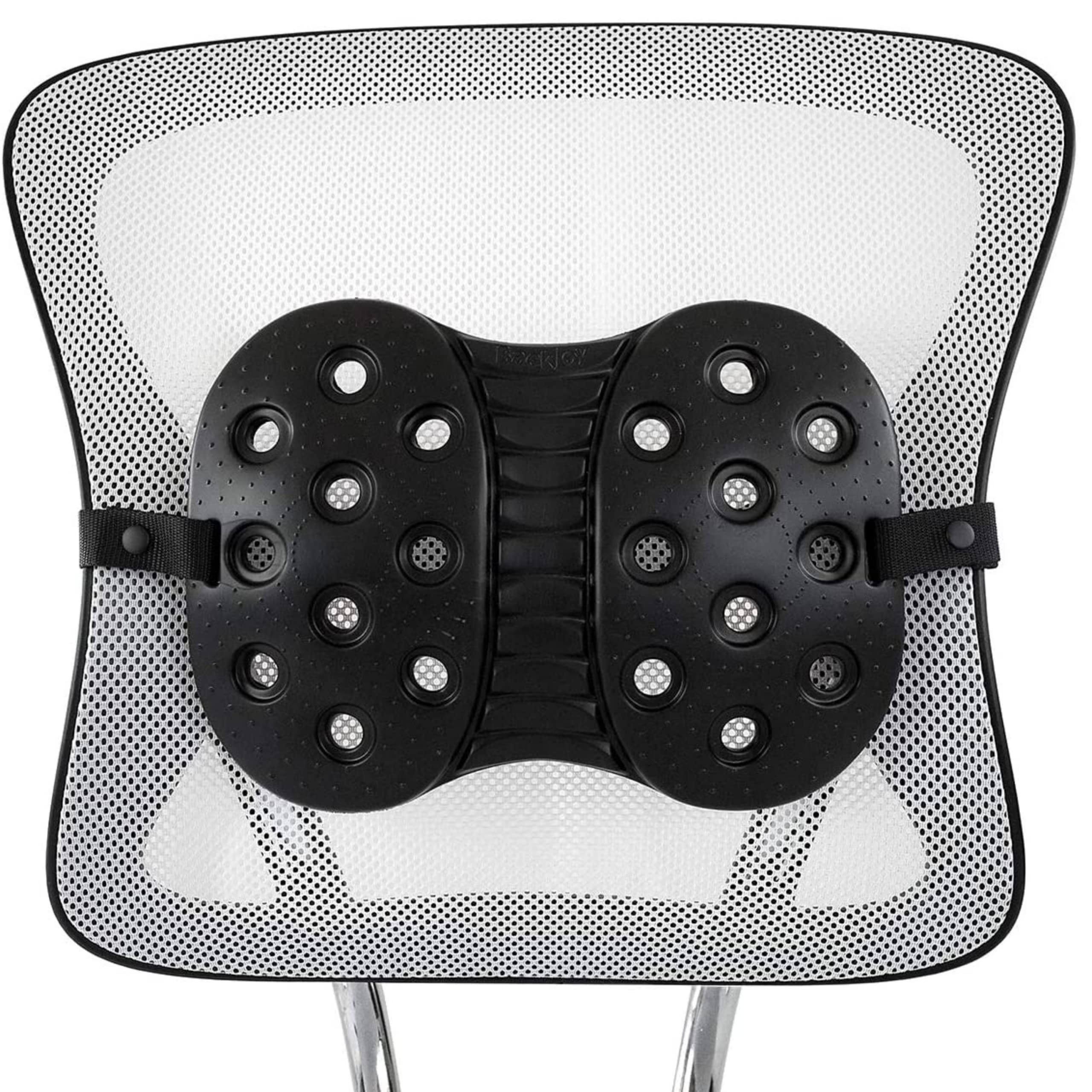 Backjoy Posture Seat Pad, Ergonomic Pressure 1 Count (Pack of 1), Black