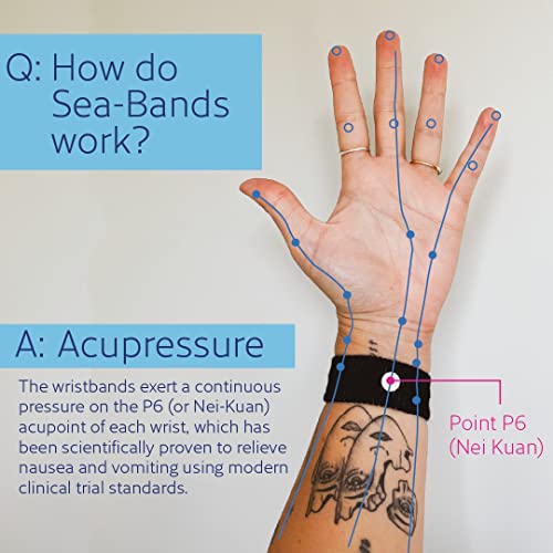 Sea-Band Anti-Nausea Acupressure Wristband for Motion & Morning Sickness