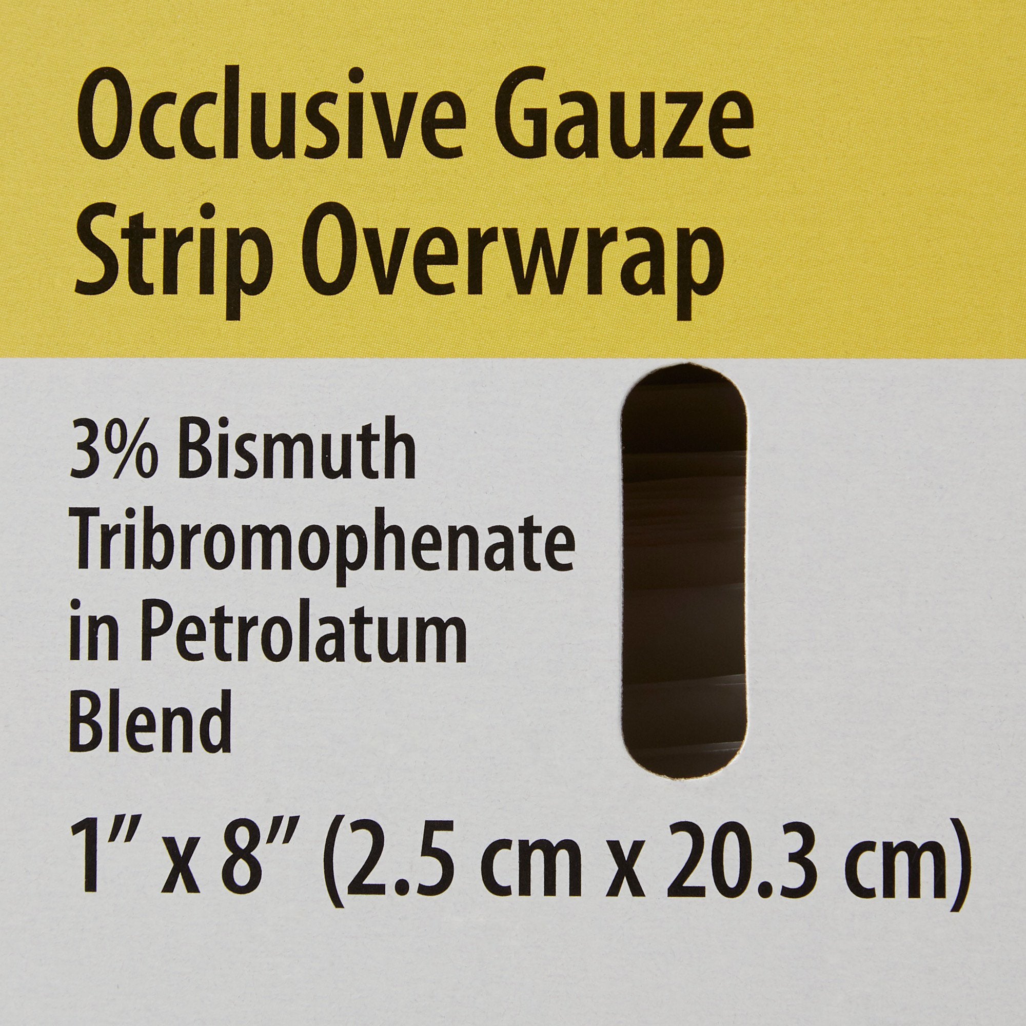 Xeroform Petrolatum Impregnated Dressing Xeroform Occlusive Strip 1 X 8 Inch Sterile