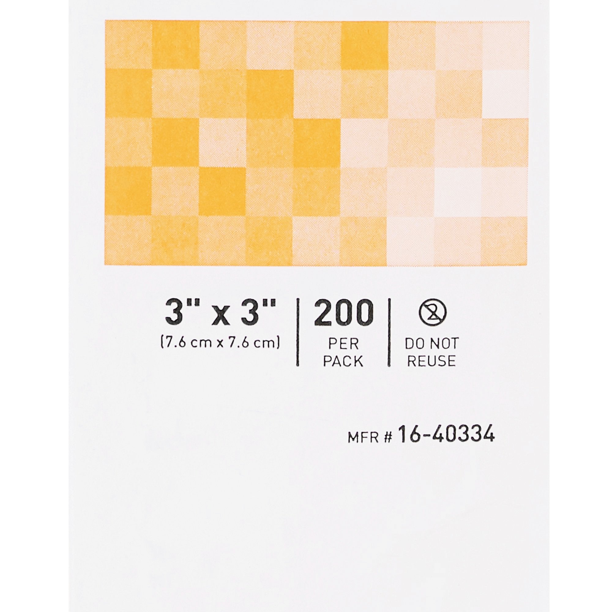 Nonwoven Sponge McKesson Polyester / Rayon 4-Ply 3 X 3 Inch Square NonSterile