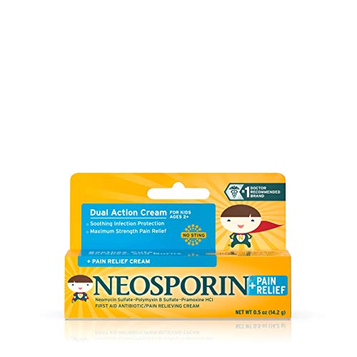 Neosporin +Pain Relief First Aid Antibiotic/Pain Relieving Cream, .5 oz.