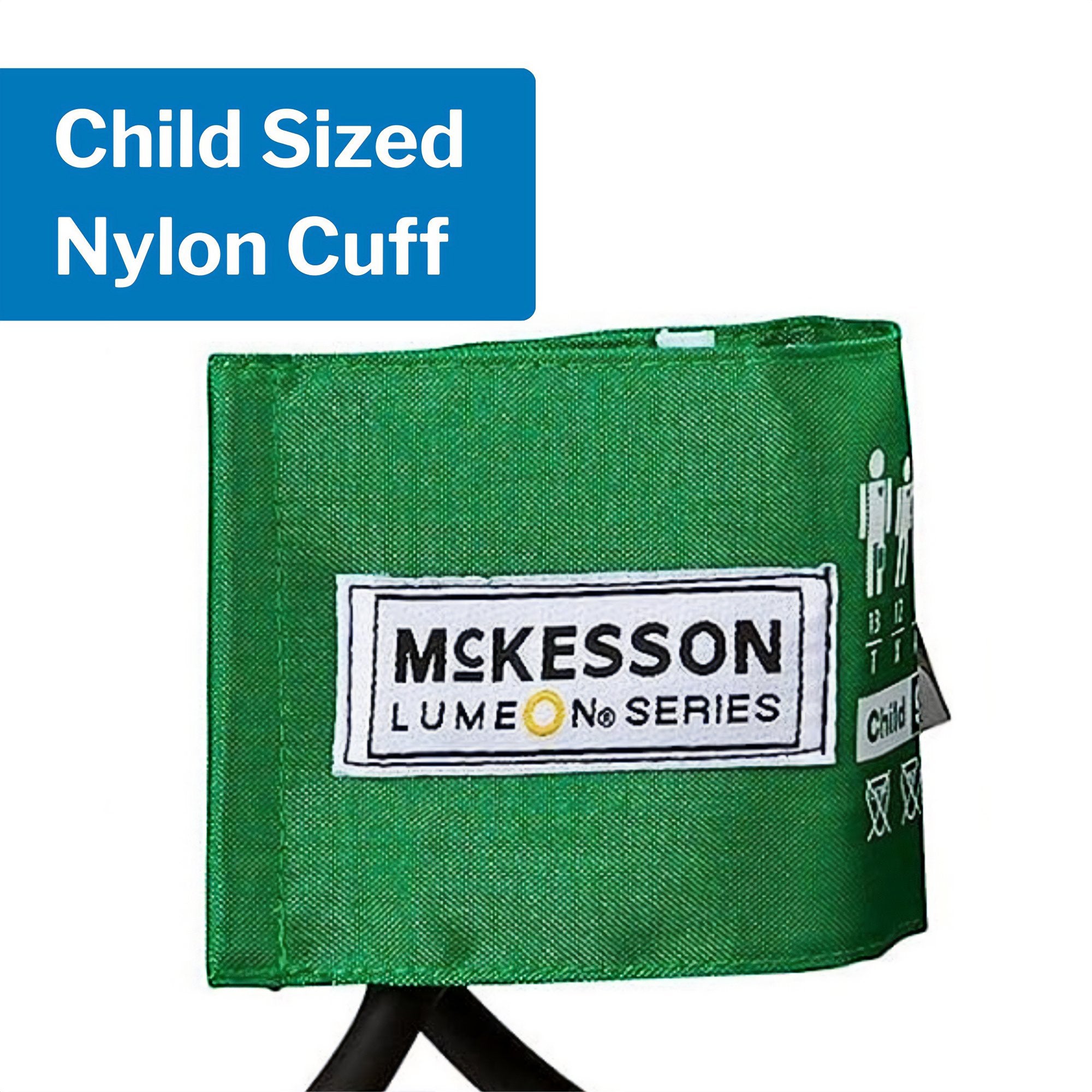 Aneroid Sphygmomanometer Unit McKesson LUMEON Pediatric Cuff Nylon Cuff 13 - 19.5 cm Palm Aneroid