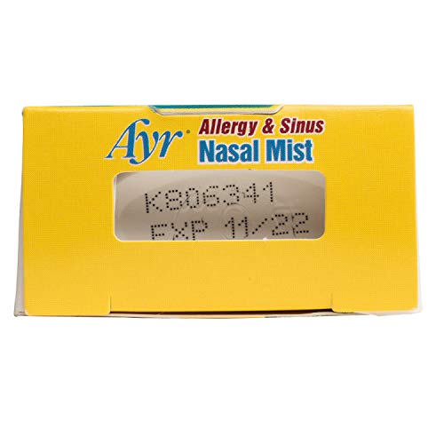 AYR Allergy & Sinus Hypertonic Saline Nasal Mist, White, 1.69 Fl Oz