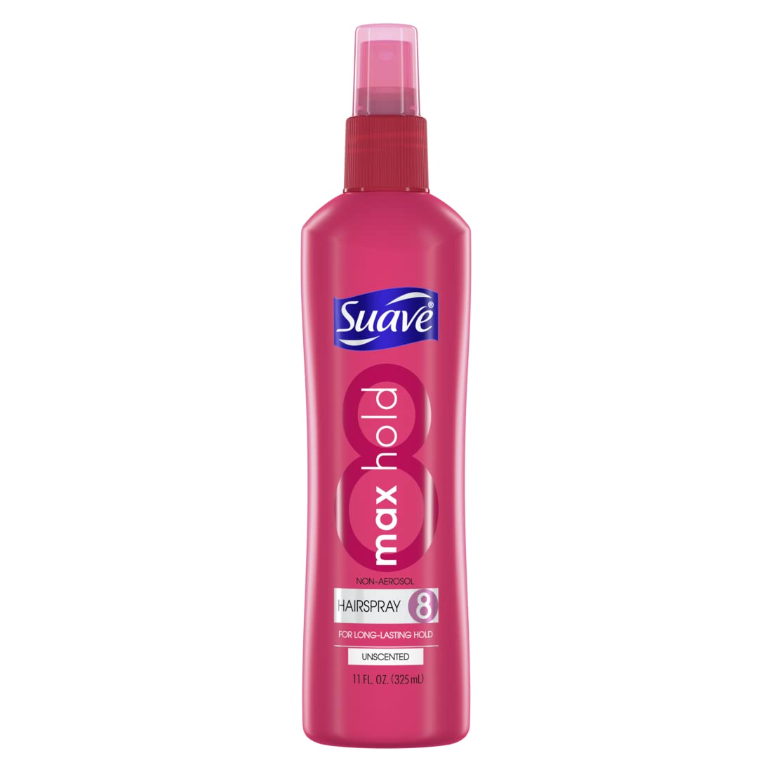 Suave Non Aerosol Spray Maximum Hold Unscented Hairspray, 11 oz