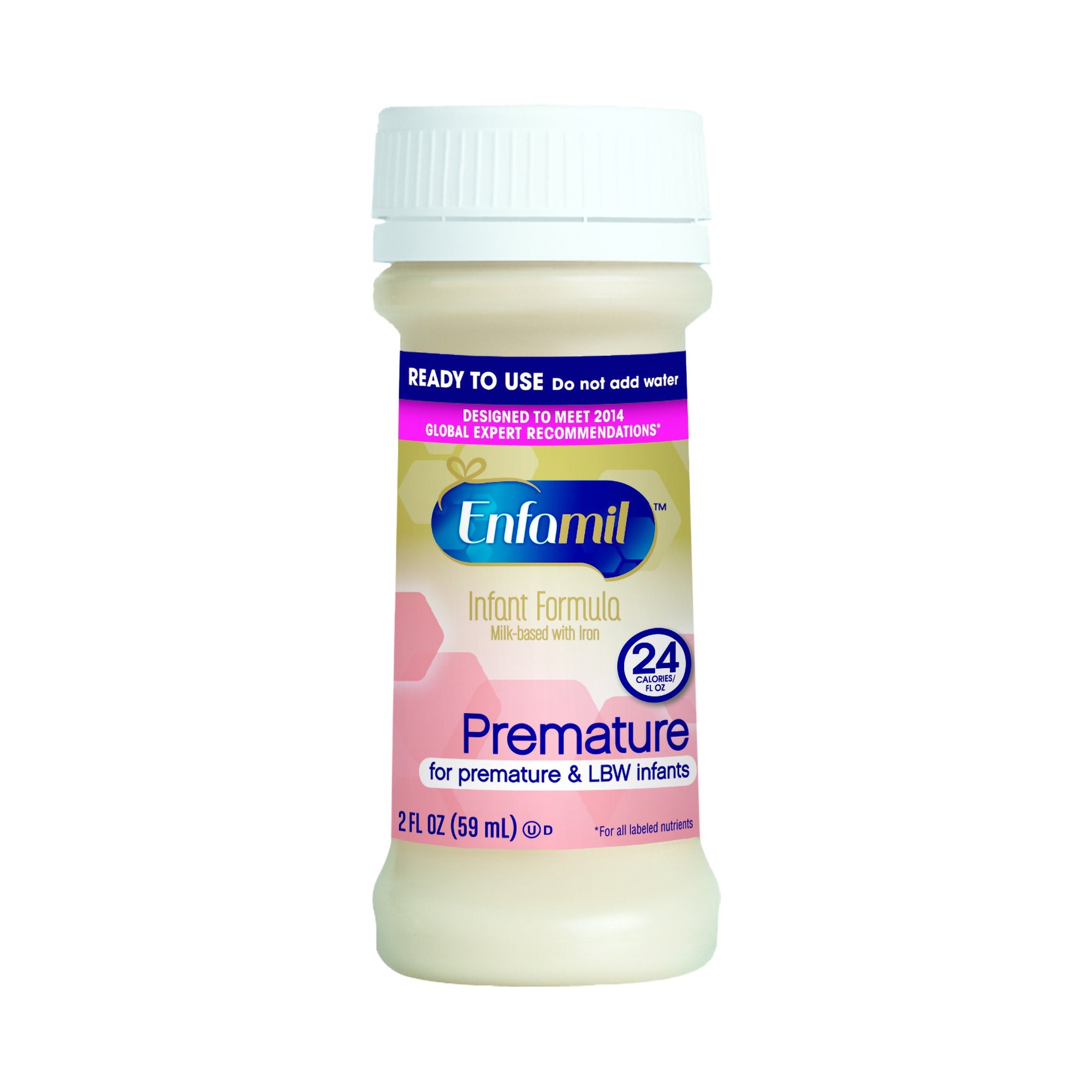Infant Formula Enfamil Premature 24 Cal 2 oz. Nursette Bottle Liquid Milk-Based Premature