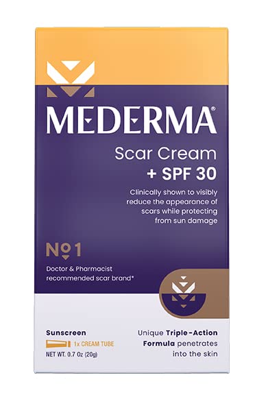 Mederma Advanced Scar Cream Plus SPF 30, 0.7 Ounce, 20 grams