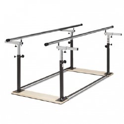 Parallel Bars Stainless Steel Handrail, Folding, Width Adjustable 10 Foot X 16 to 24 X 28 to 41 Inch