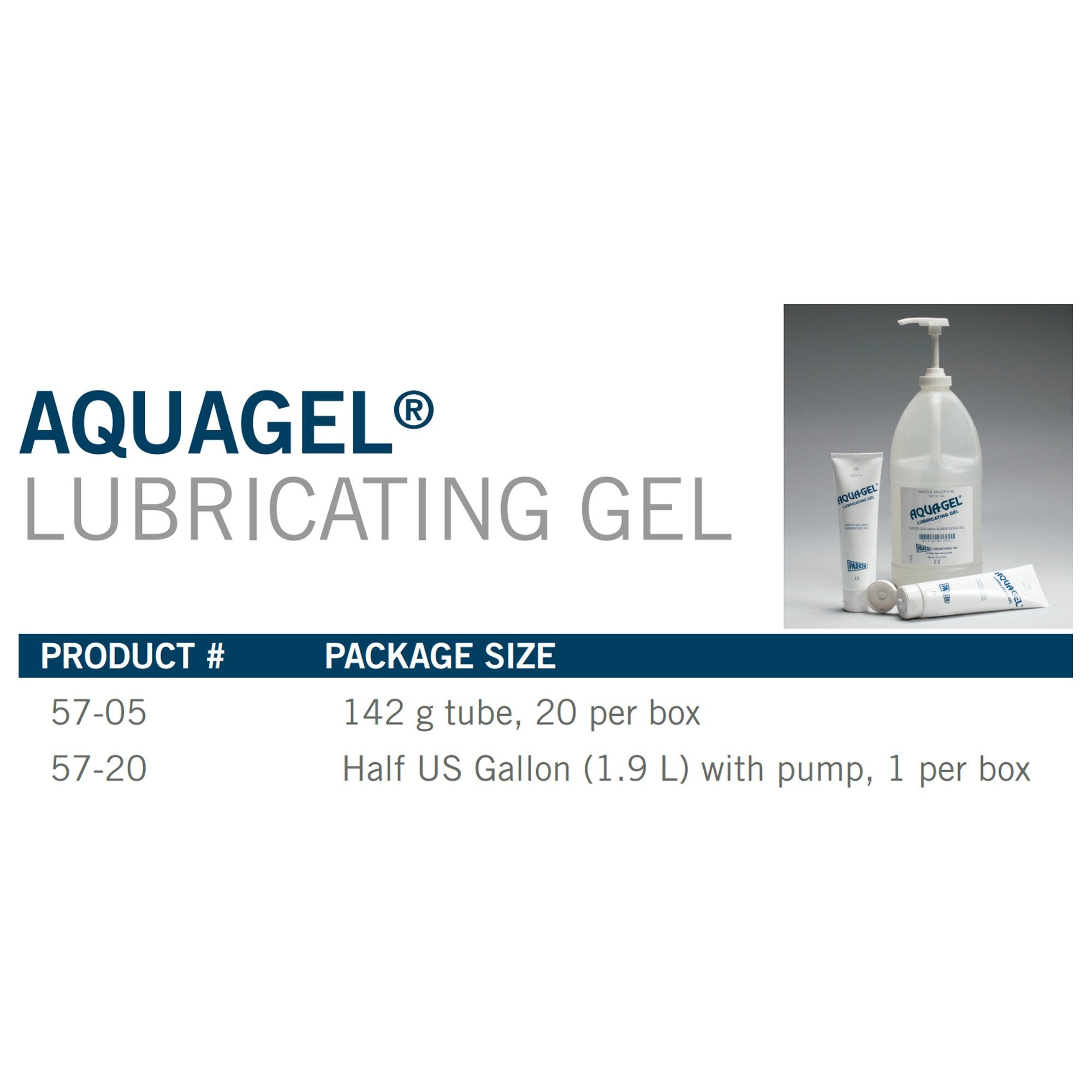 Lubricating Jelly Aquagel 5 oz. Tube NonSterile