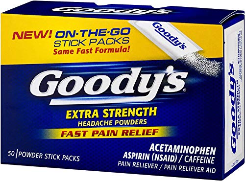 Goody'S Ex Strngth Powder Size 50ct Goody'S Extra Strength Headache Powder 50ct