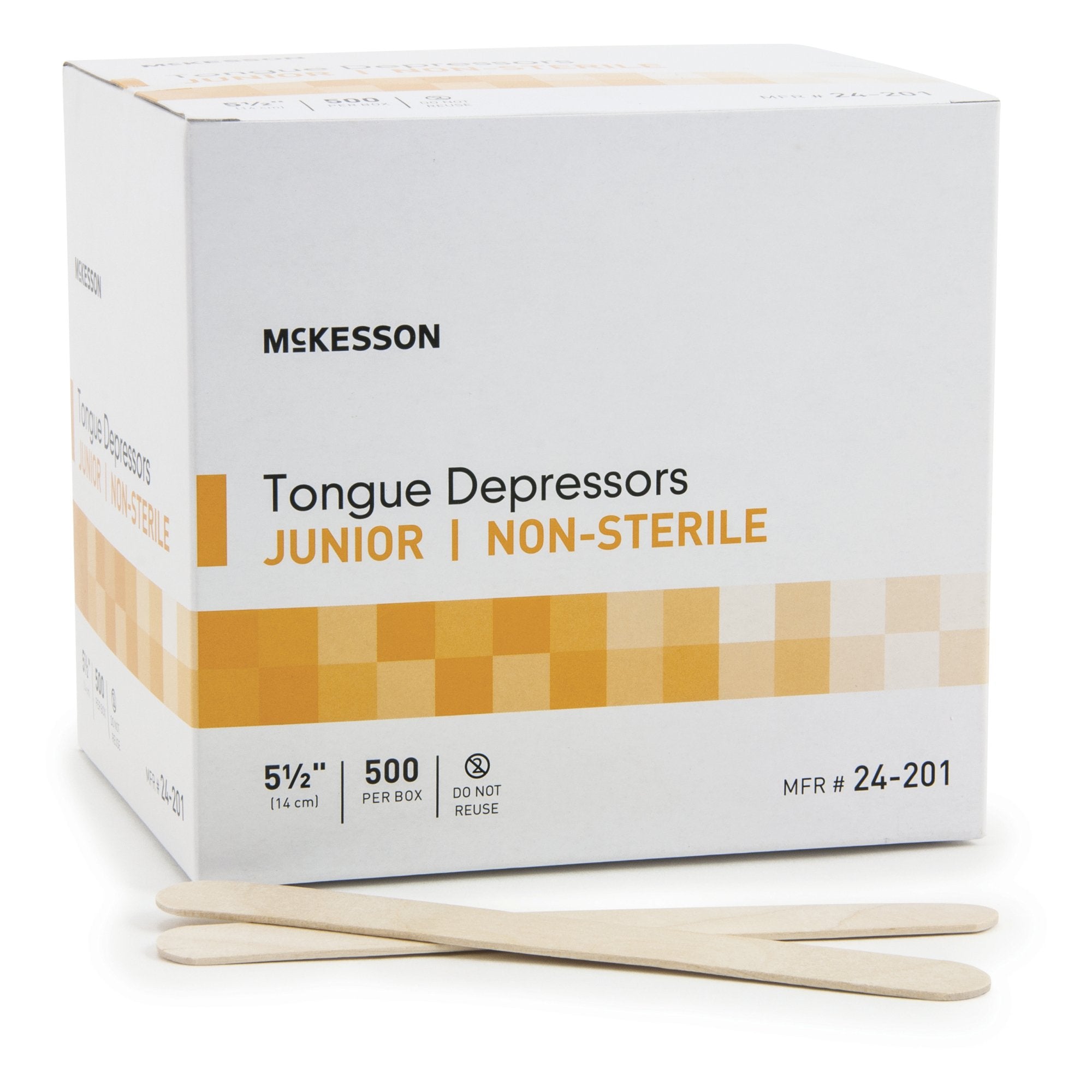 Tongue Depressor McKesson 5-1/2 Inch Length Wood