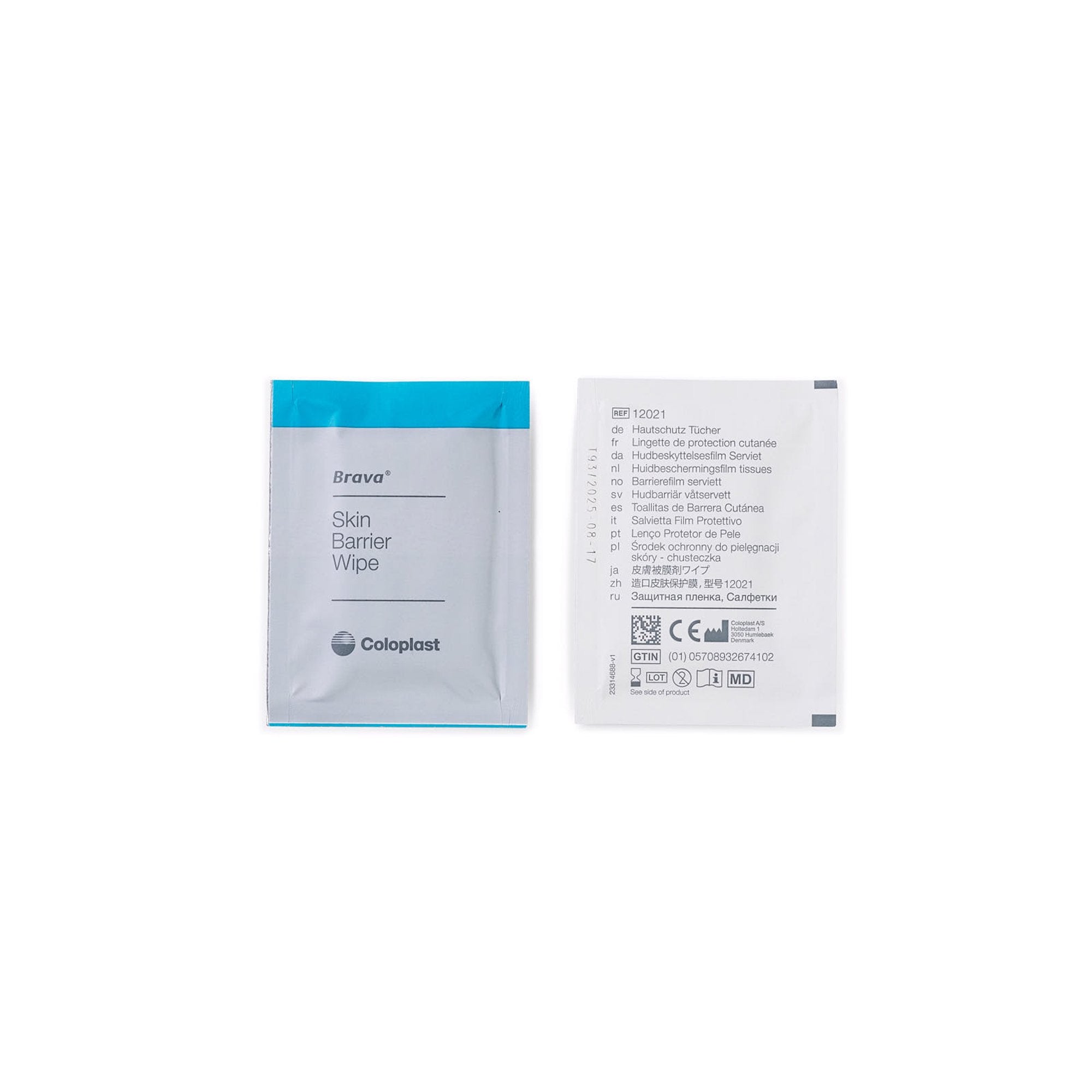 Skin Barrier Wipe Brava Sting Free 90 to 95% Strength Hexamethyldisiloxane Individual Packet NonSterile