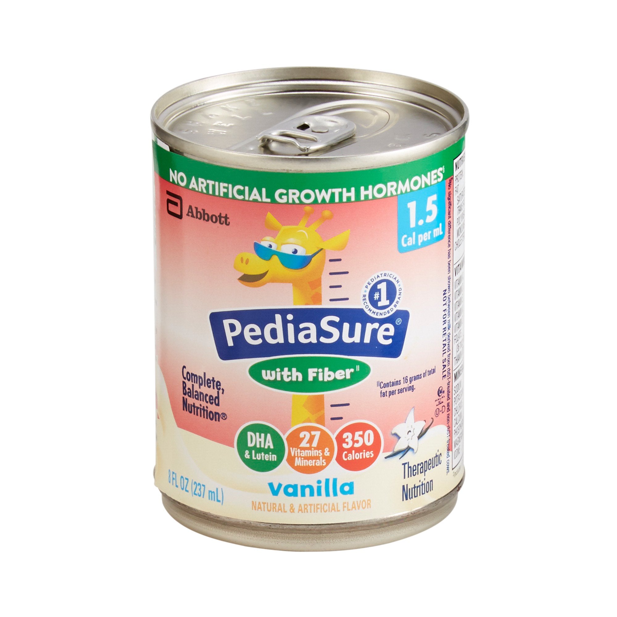 Pediatric Oral Supplement PediaSure 1.5 Cal with Fiber 8 oz. Can Liquid Fiber