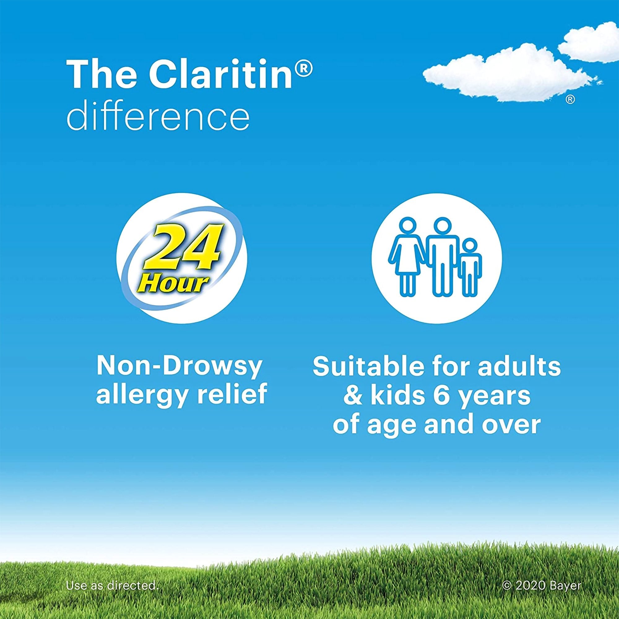 Allergy Relief Claritin 10 mg Strength Tablet 20 per Box