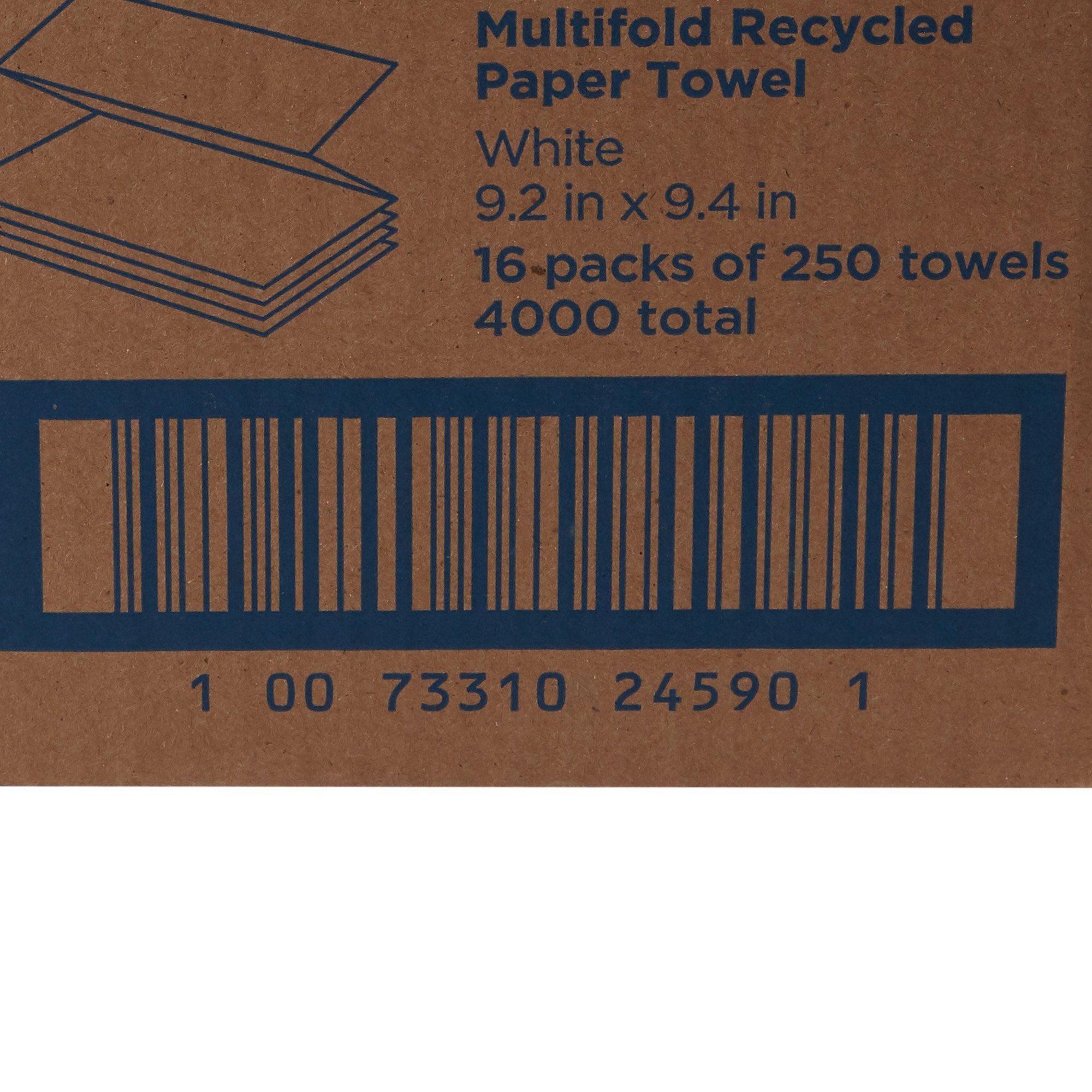 Paper Towel Pacific Blue Basic Multi-Fold 9-1/4 X 9-2/5 Inch