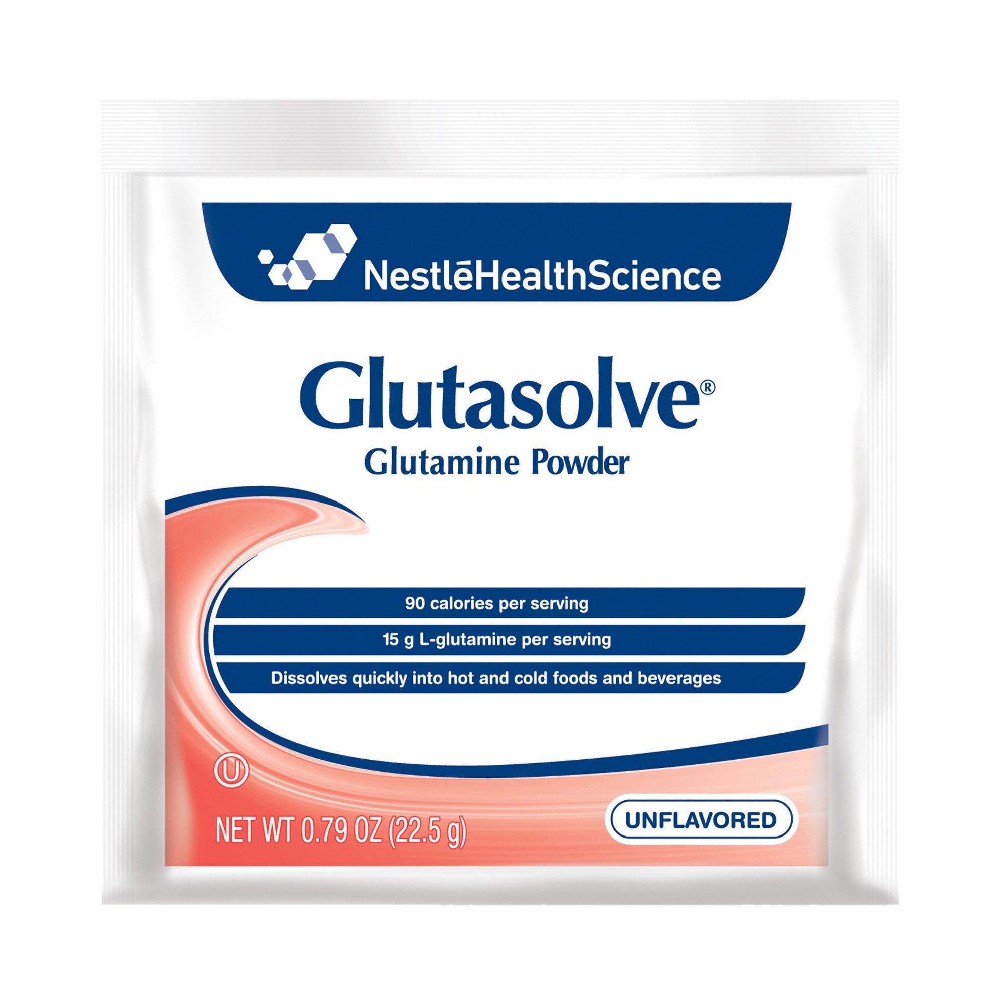 Oral Supplement Glutasolve Unflavored Powder 22.5 Gram Individual Packet