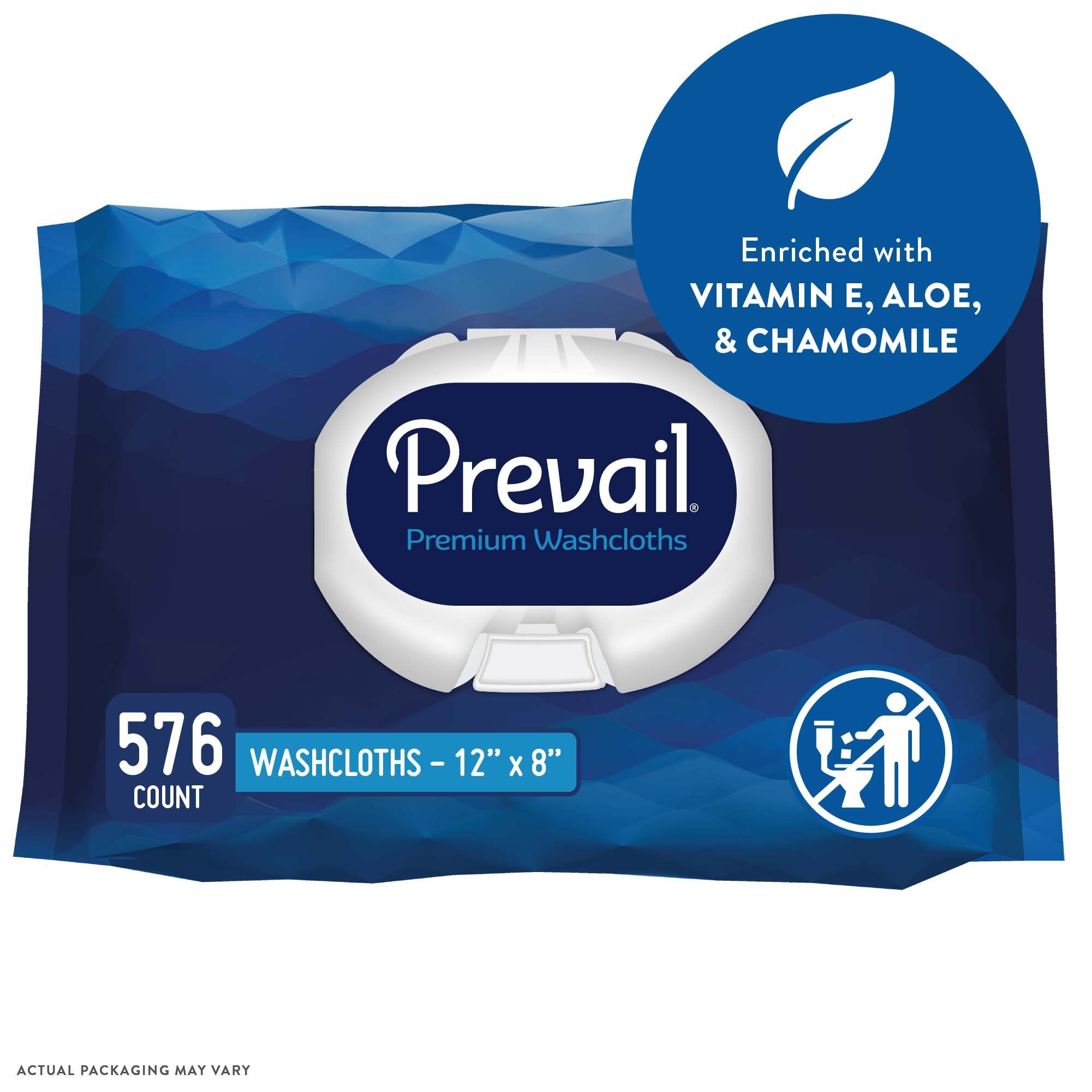 Personal Wipe Prevail Soft Pack Aloe / Vitamin E / Chamomile Scented 48 Count
